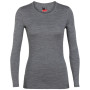 Női póló Icebreaker Women's 260 Tech LS Crewe szürke