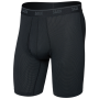 Saxx Quest Quick-Dry Mesh Long Boxer Brf Fly férfi boxer fekete black