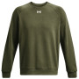 Under Armour Rival Fleece Crew férfi pulóver sötétzöld Marine OD Green / / White