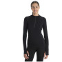 Icebreaker Women 300 MerinoFine™ Polar LS Half Zip női funkcionális felső