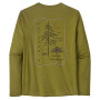 Patagonia M's L/S Cap Cool Daily Graphic Shirt - Lands férfi póló