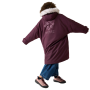 Regatta Junior Waterproof Changing Robe Pro Fig vízálló gyerekkabát