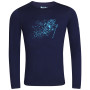 Zulu Merino Skier 160 Long férfi póló kék Navy