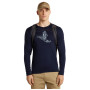 Icebreaker Men Merino 200 Oasis LS Crewe SkiingYeti férfi funkcionális póló