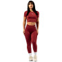 Nebbia Seamless crop top with SS Power női felső