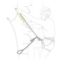 Petzl Scorpio Vertigo SW ferrata kantár