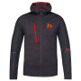 Hannah Niro Hoody férfi pulóver fekete anthracite mel