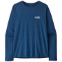 Patagonia M's L/S Cap Cool Daily Shirt - '73 Skyline férfi póló kék Clement Blue - Light Clement Blue X-Dye