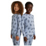 Icebreaker Kids M 200 Oasis LS Crewe Bear Tour AOP gyerek funkcionális felső