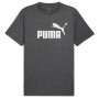 Puma Ess No. 1 Logo Heather Tee férfi póló fekete PUMA Black