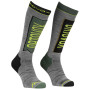 Ortovox Free Ride Long Socks M férfi térdzokni szürke/sárga wild herbs