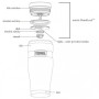 Thermos Style fogantyúval thermo bögre