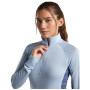 Icebreaker Wom Mer 260 ZoneKnit LS Half Zip női funkcionális felső