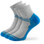 Zulu Merino Lite Men 3 pack zokni szürke/kék