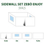 Brunner Sidewall Set Enjoy/Pro 3x4,5 oldalsó fal