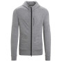 Icebreaker Men Quantum III LS Zip Hoodie férfi funkcionális pulóver szürke/fekete
