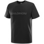 Salomon Logo SS TEE M férfi póló fekete Deep Black