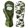 WAMU Khaki gyermek softshell kesztyű