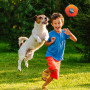 Nerf Dog X-Weave Soccer Squeak Ball 12,5 cm játékszer kutyáknak