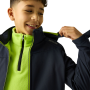 Regatta Haydenbury Navy (Wild Lime) gyerek softshell kabát