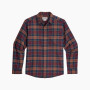 Royal Robins Lieback Organic Cotton Flannel L/S férfi ing burgundi vörös Wine Oak Pld