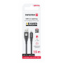 Swissten Aramid Reinforced USB/Lightning 1,5 m töltő és adatkábel