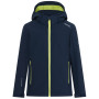 Regatta Haydenbury Navy (Wild Lime) gyerek softshell kabát kék/zöld Navy (Wild Lime)