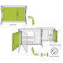 Outwell Richmond Kitchen Table konyha