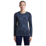 Icebreaker Women M 200 Oasis LS Crewe Moss BloomAOP női funkcionális felső
