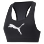 Puma Mid Impact 4Keeps Graphic Bra PM sport melltartó fekete/fehér