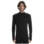 Icebreaker M 300 MerinoFine Polar LS Half Zip férfi funkcionális póló
