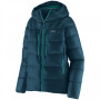 Patagonia Fitz Roy Down Hoody női tollkabát sötétkék