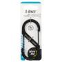 Nite Ize S-Biner Stainless Steel #4 segéd karabiner fekete Černá