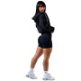 Nebbia Black zip-up hoodie Power női pulóver