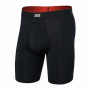 Saxx Multi-Sport Mesh Long Boxer Brief Fly boxeralsó fekete Black