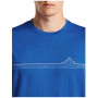 Icebreaker Men Merino 150 Tech Lite SS Tee Range Stripes férfi póló