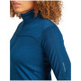 Icebreaker Women Merino Blend 300 RealFleece™ Descender LS Zip női funkcionális pulóver