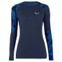 Női póló Salewa Cristallo Warm Amr W L/S Tee. sötétkék