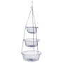 Bo-Camp Hanging baskets 3-level rendszerező kék metal blue