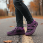 Bugga Safi Dark Purple gyerek barefoot cipők egész éves használatra