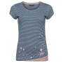 Chillaz Fancy Little Dot női póló fehér/rózsaszín/kék indigo blue stripes washed