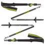Black Diamond Distance Plus FLZ 125 cm túrabot fekete/sárga