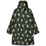 Regatta Junior Changing Robe Dark Khaki Cat Dog vízálló gyerekkabát