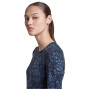 Icebreaker Women M 200 Oasis LS Crewe Moss BloomAOP női funkcionális felső