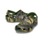 Crocs Classic Camouflage Clog Army Green/Multi gyerek papucs