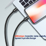 Swissten Textile USB-C / Lightning 1,2 m töltő és adatkábel