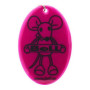 Kulcstartó Boll Reflective Pendant 4 rózsaszín Magenta