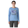 Patagonia W's L/S Cap Cool Daily Graphic Shirt - Lands női póló