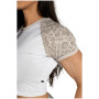 Nebbia Crop Top Leopard '97 Primal női póló