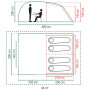 Coleman Vespucci 4 családi sátor